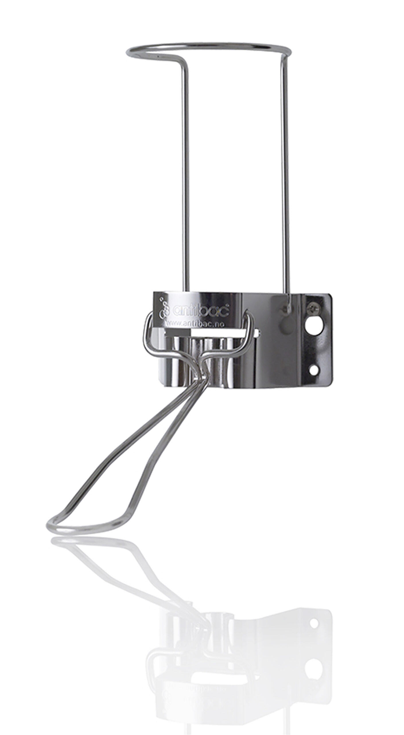 Antibac manuell ståldispenser for 1000ml flaske