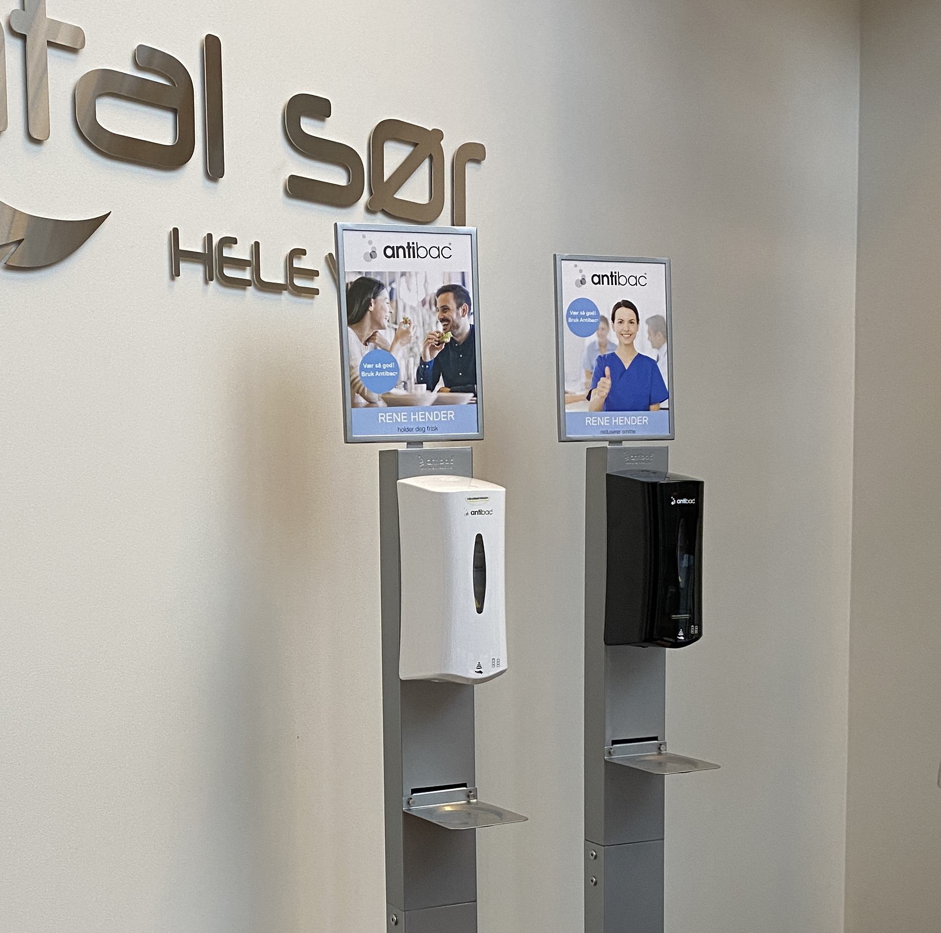 Antibac berøringsfri dispenser modell X SMART. Hvit. - Bilde 2