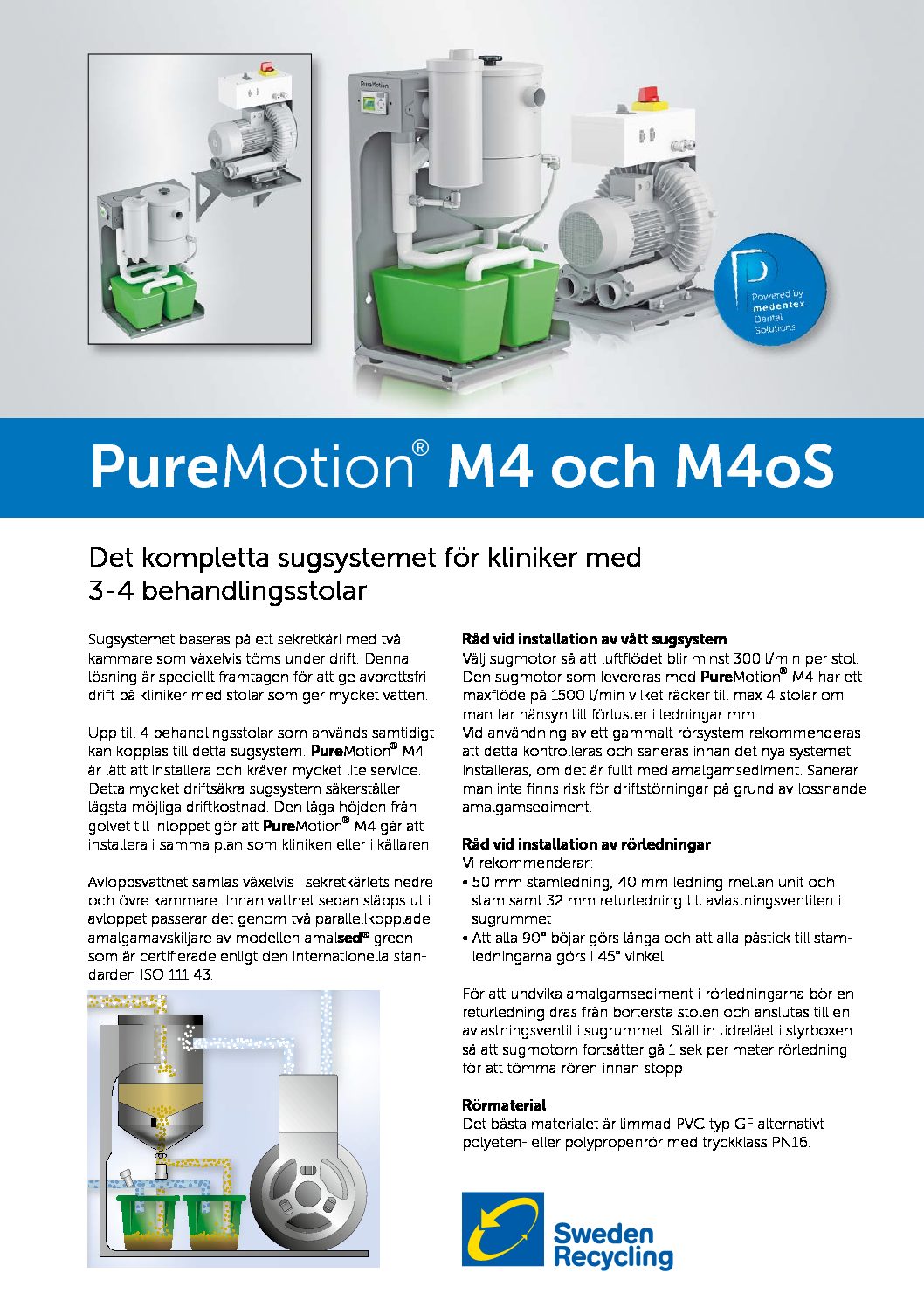 SRAB DMT våt sug M4, 3-4 uniter kompl m/motor - Bilde 3